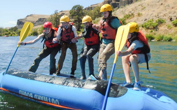 rafting summer trip for teens